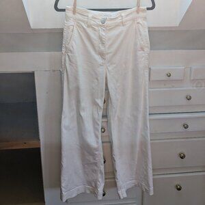 [SOLD] Everlane Wide Leg Crop in Bone